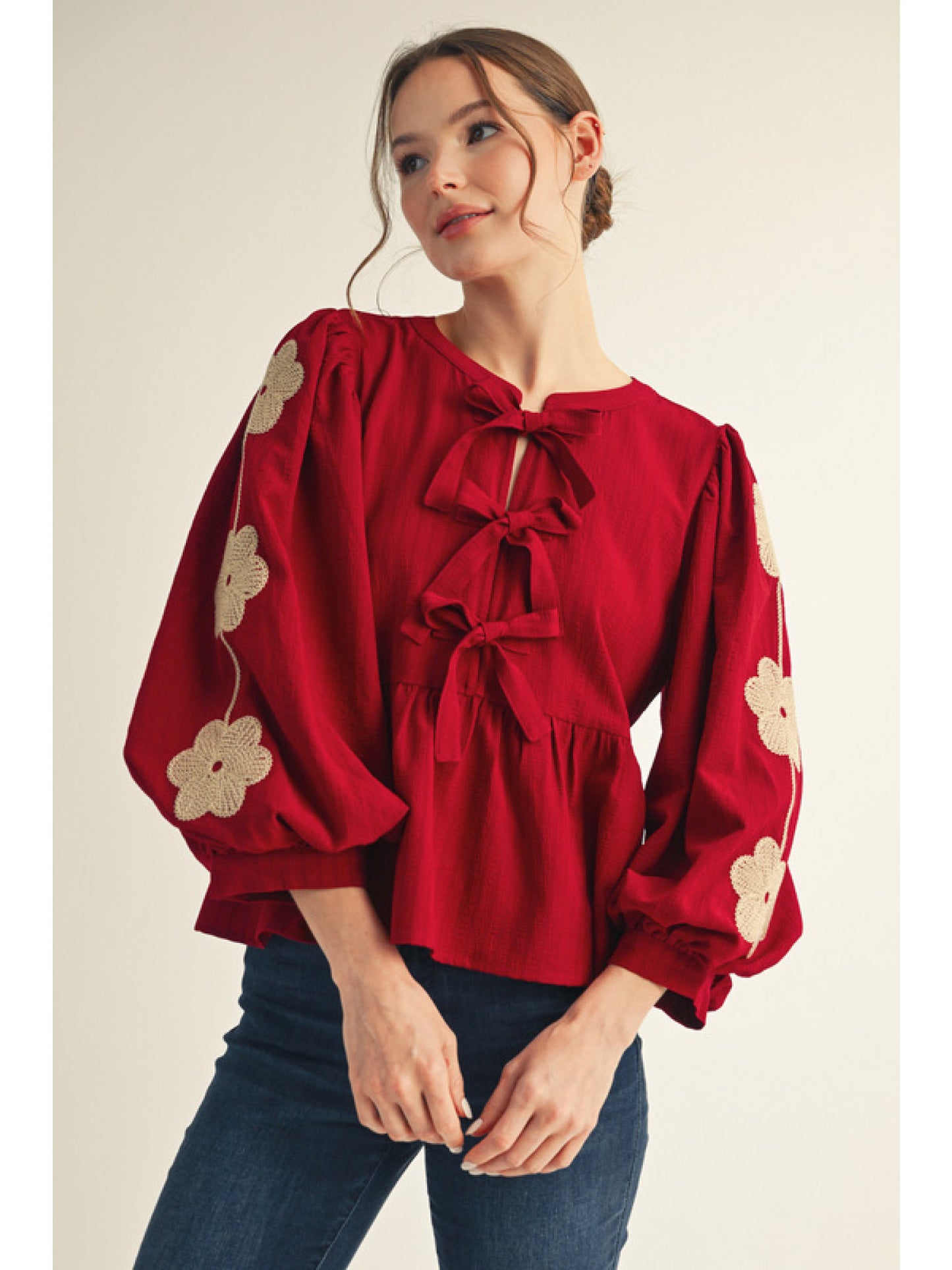 Bow & Bloom Top