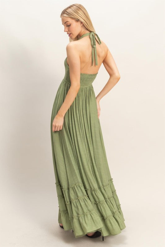 Ivy Halter Maxi Dress
