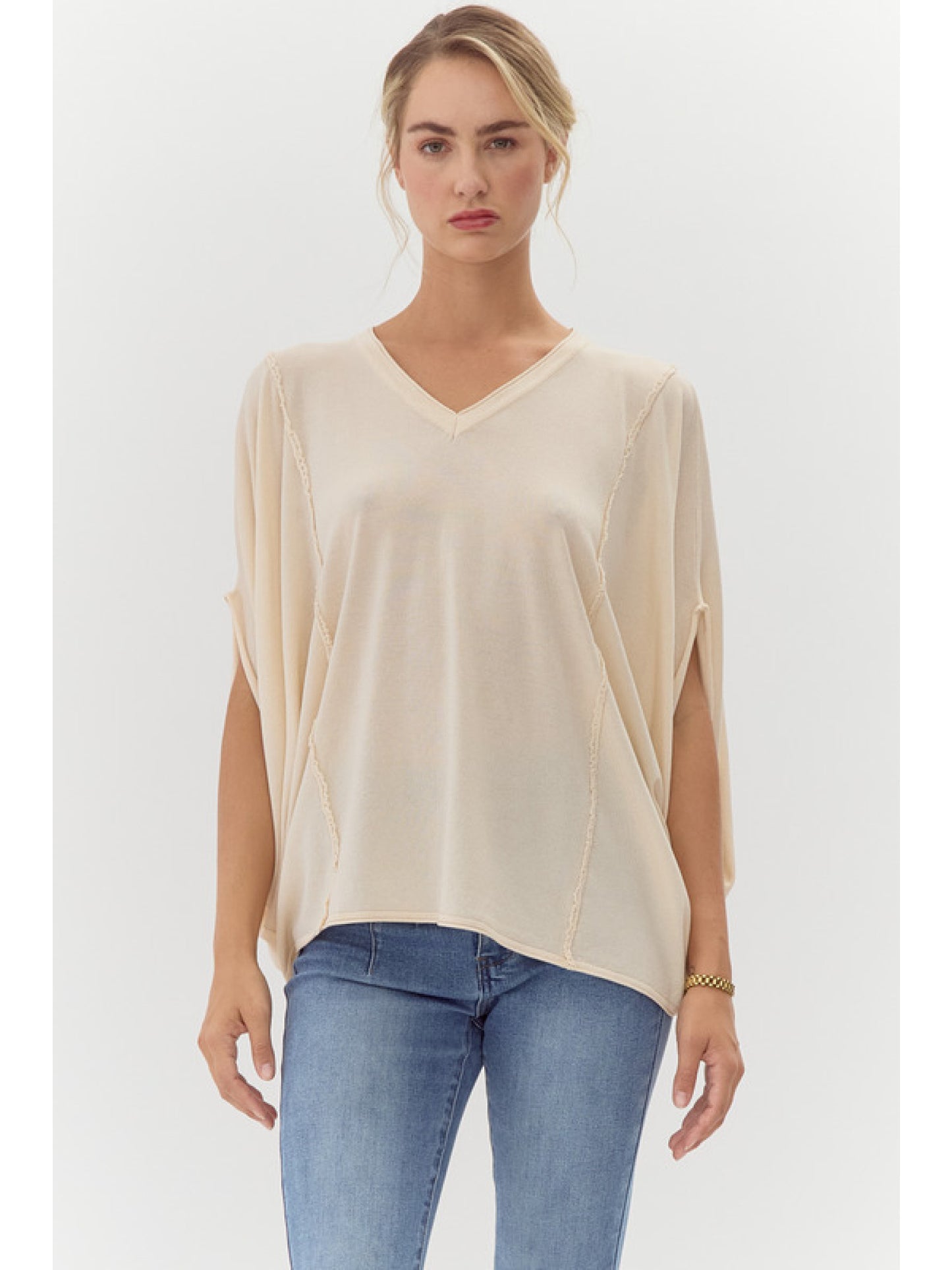 Poet's V-Neck