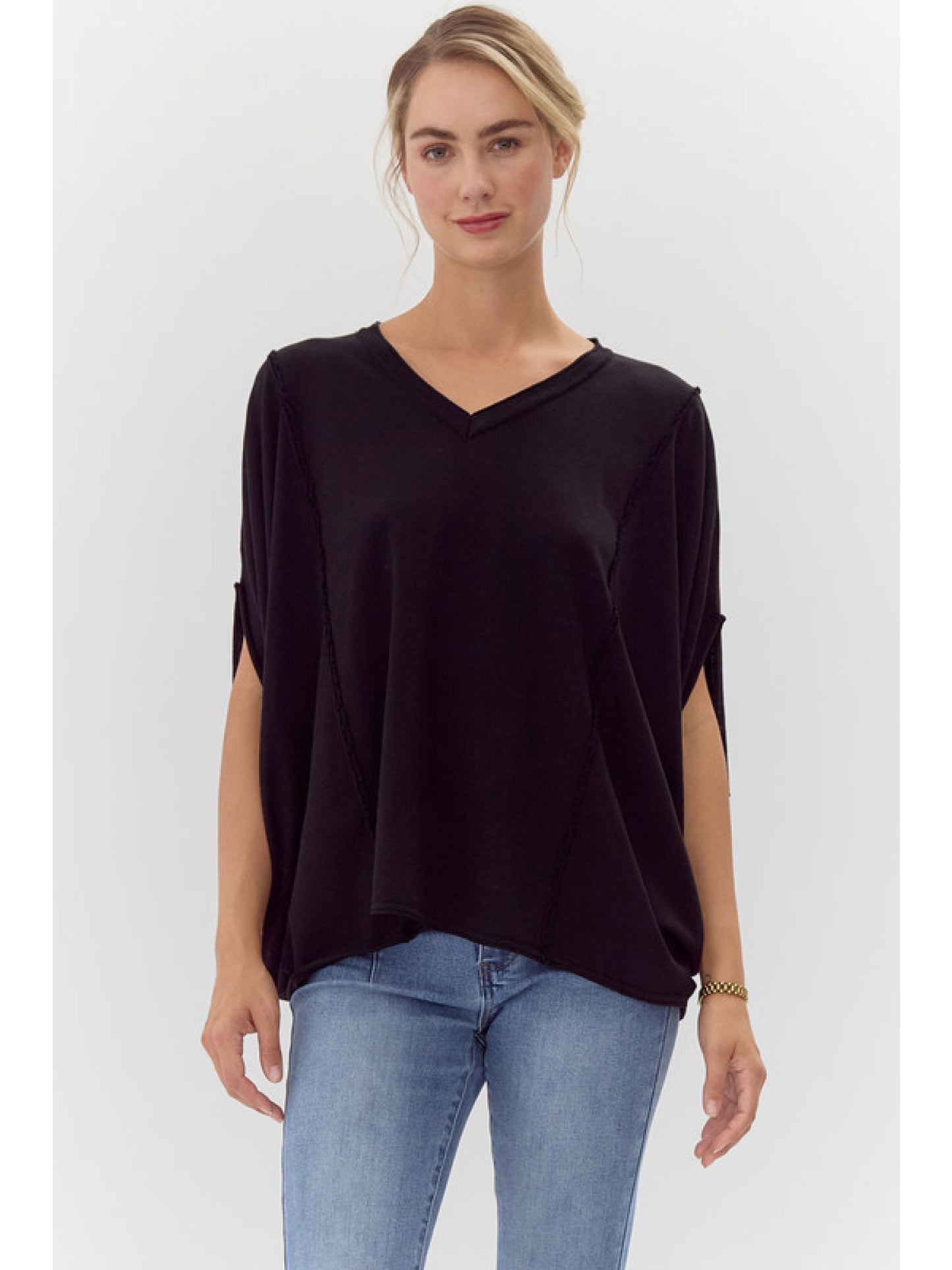 Poet's V-Neck