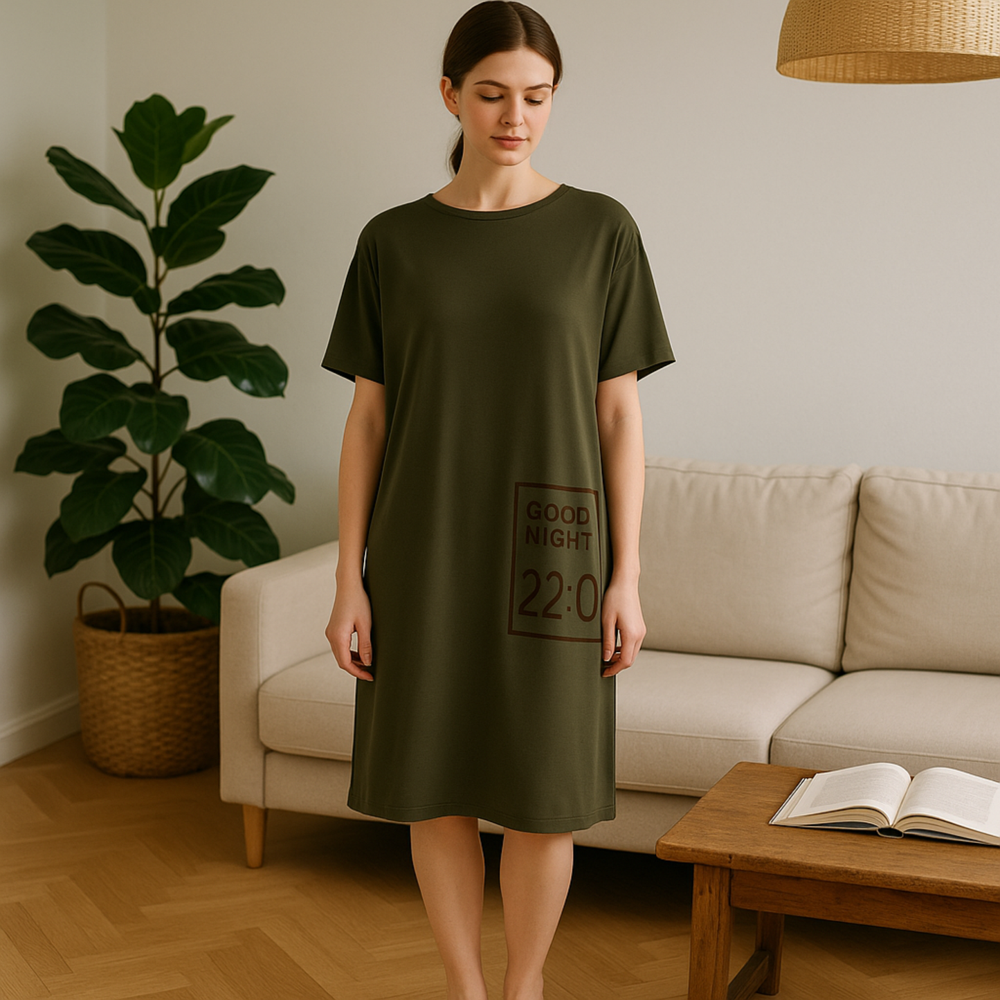 Everyday Comfort Modal Lounge T-Shirt Dress