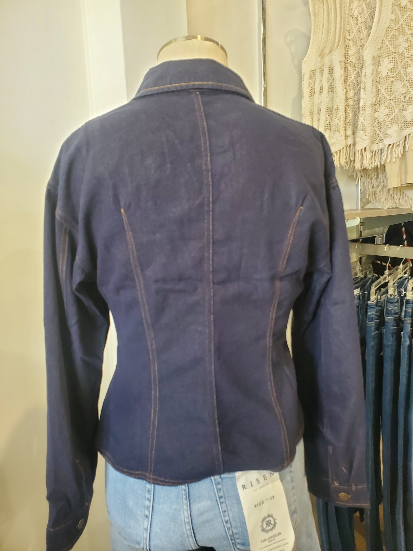 Princess Seam Denim Shirt