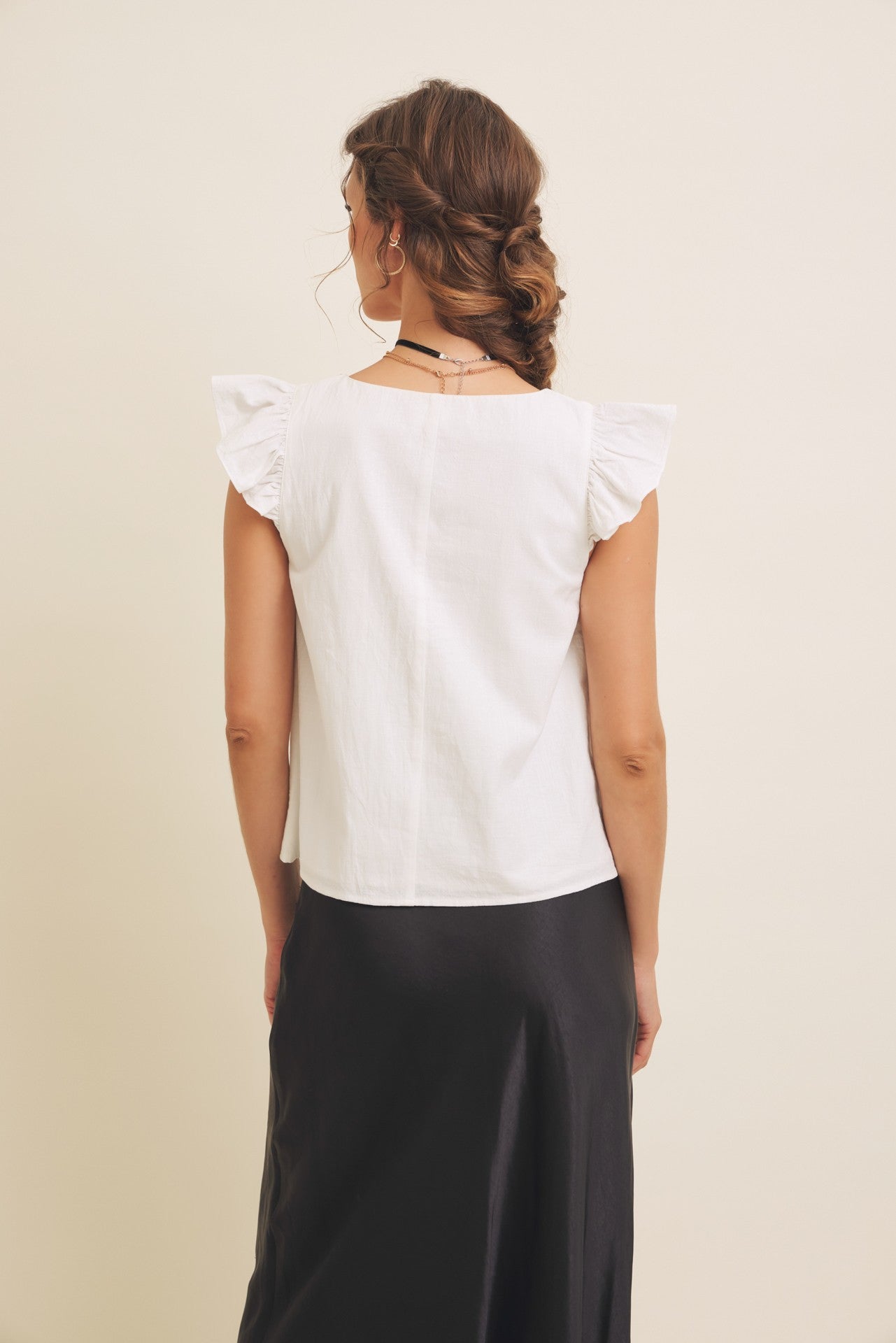 Linen Like Cotton Blouse