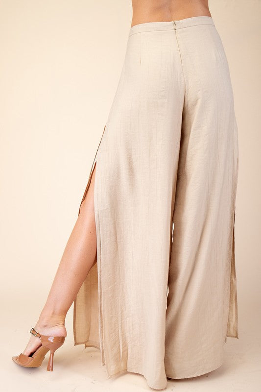 Arden Split Wide Leg Pant