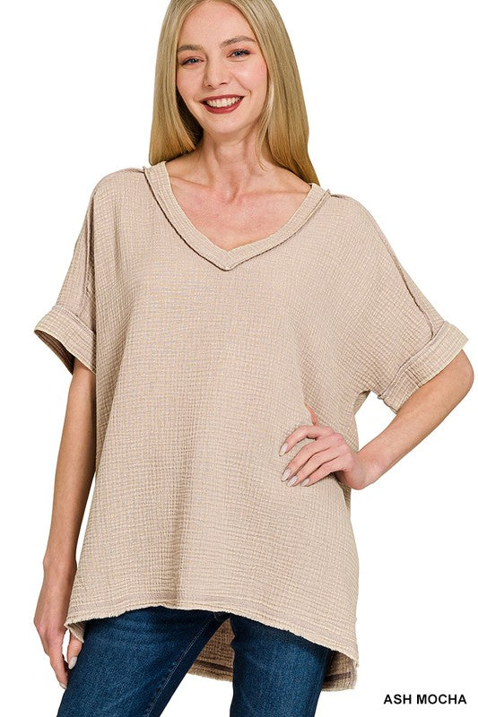 Sandrift Gauze Top