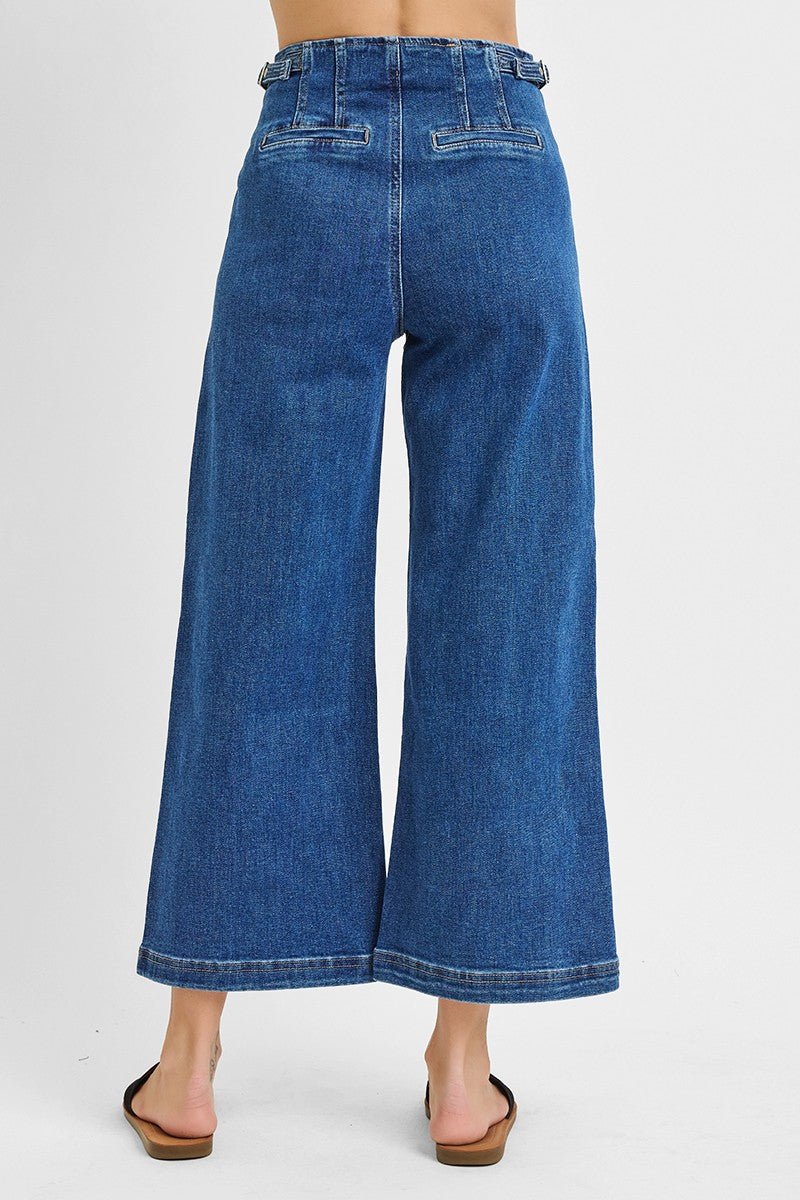 HR Crop Wide Leg Adjustable Band