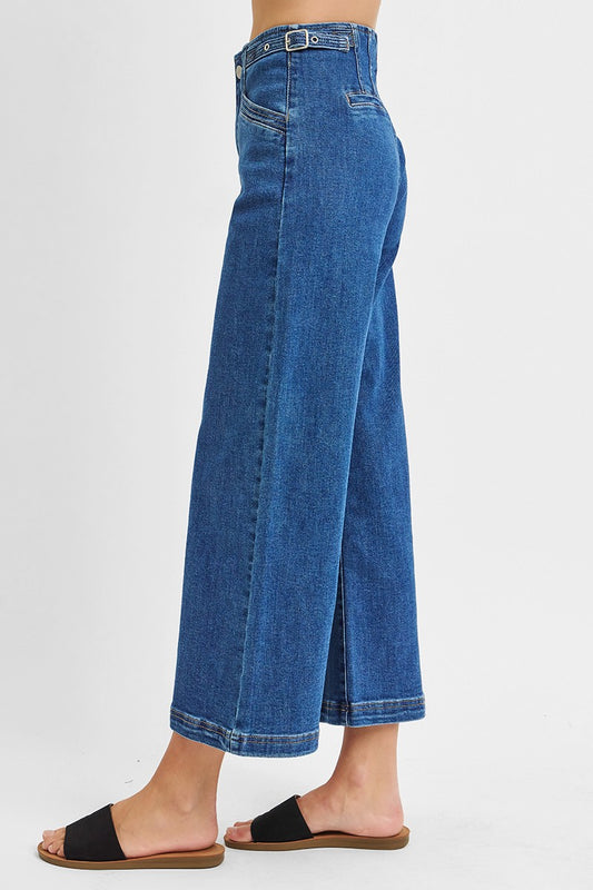 HR Crop Wide Leg Adjustable Band