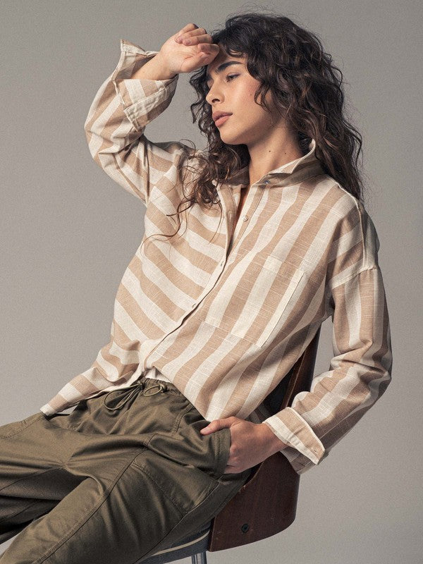 Vertical and Horizontal Blouse