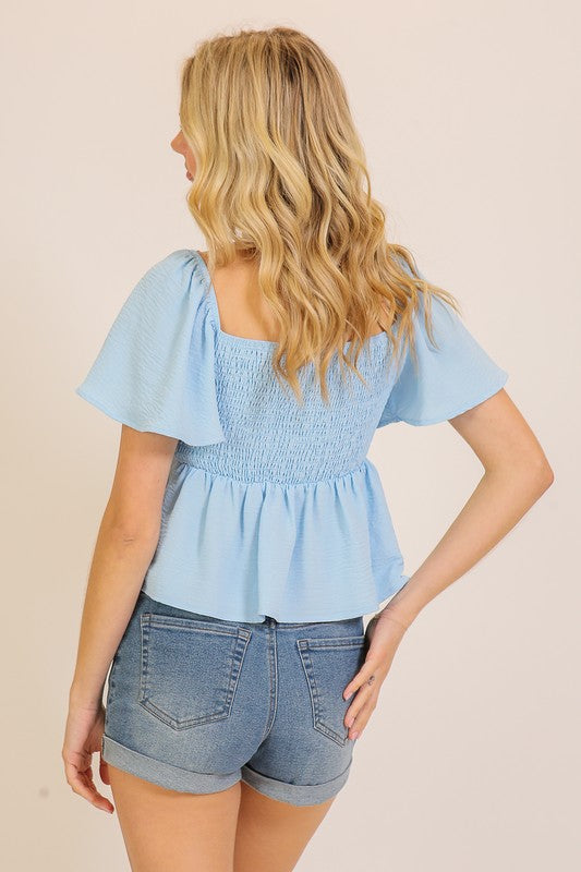 Elenore Knot Front Top