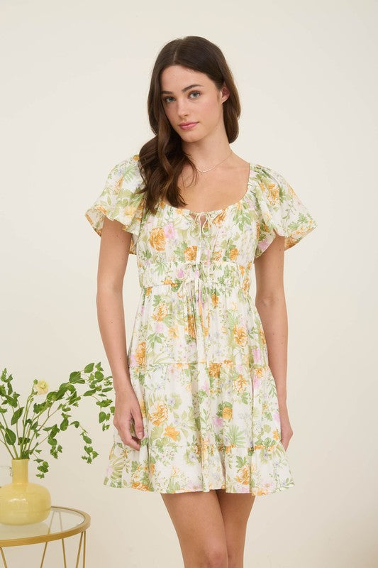Floral Tiered Dress