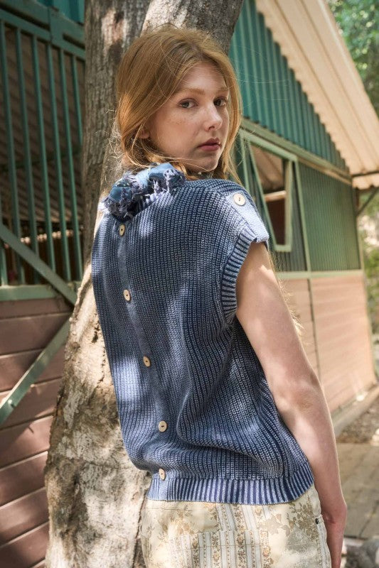 Stonewashed Vest