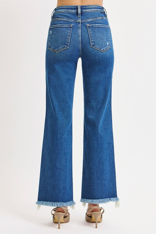 Brylnee MR Ankle Straight Jeans