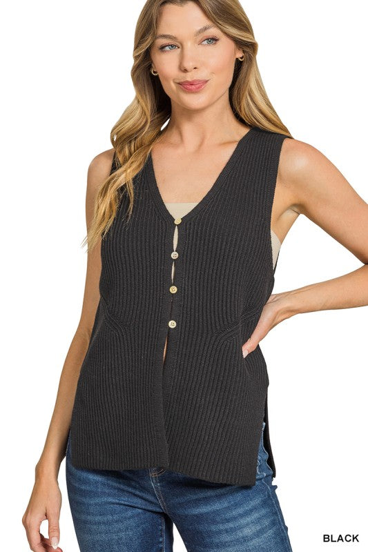 Mira Button Vest