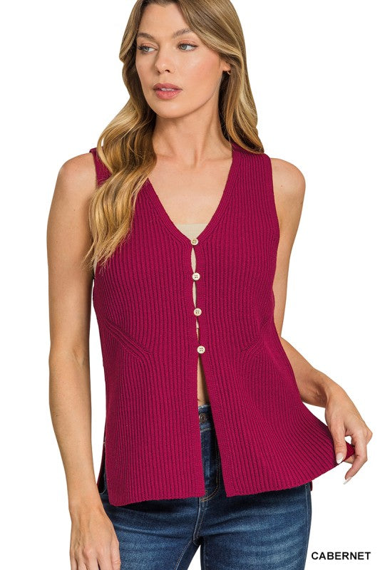 Mira Button Vest
