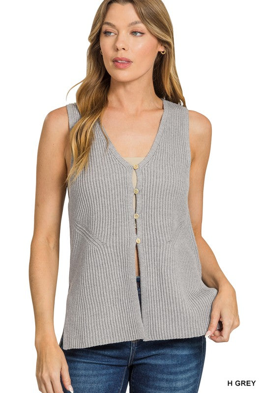 Mira Button Vest