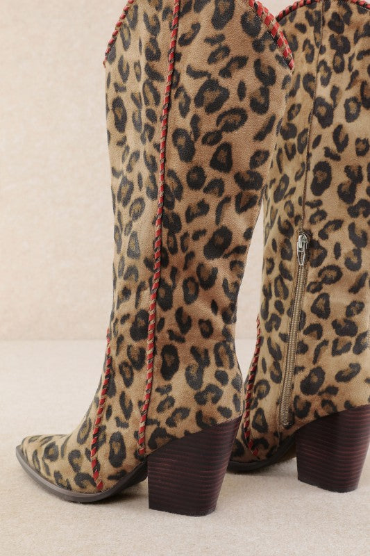 Robin Leopard Boot