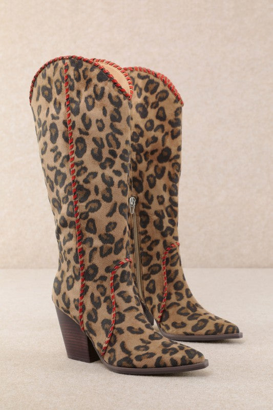 Robin Leopard Boot