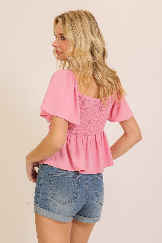 Elenore Knot Front Top