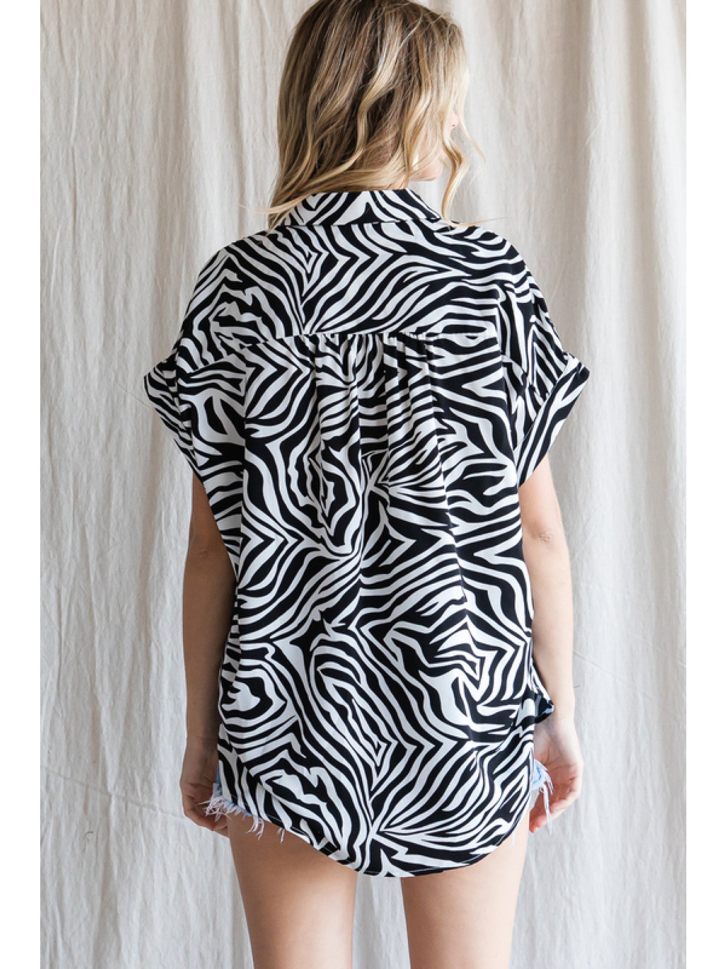 Zebra Queen Blouse