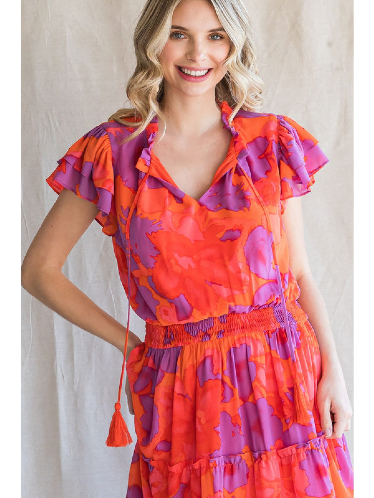 Citrus Burst Dress