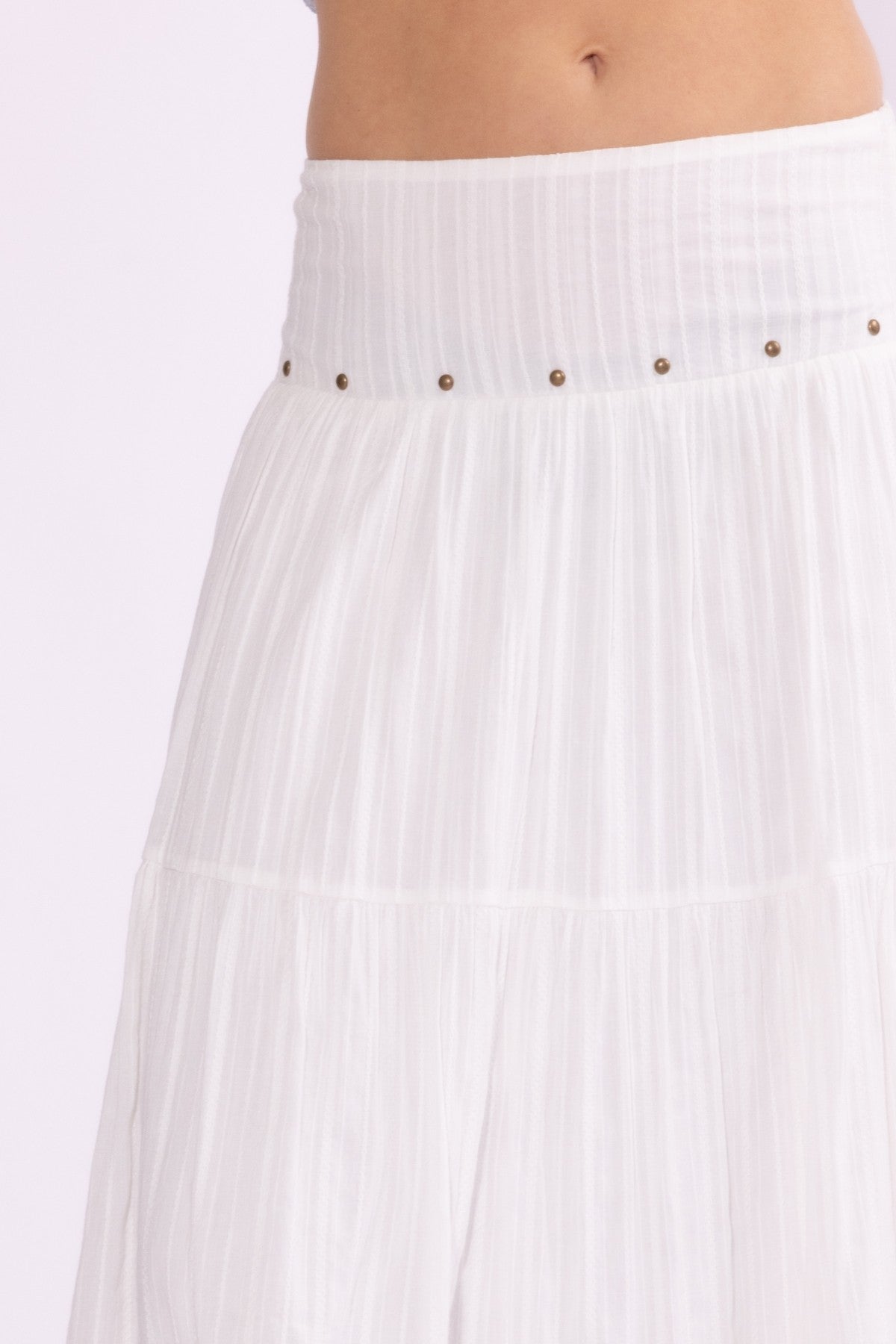 Cheyanne Studded & Lace Skirt