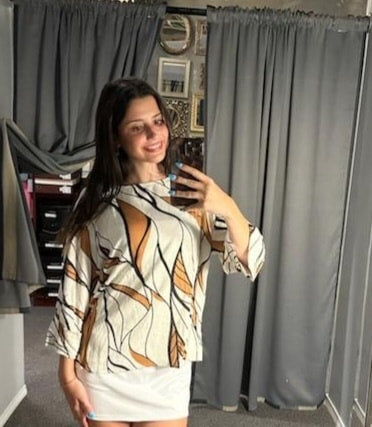 Amber Swirl Blouse