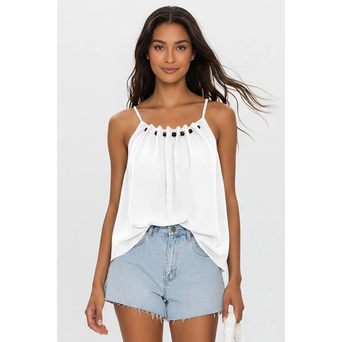 Bead Detail Tank Top