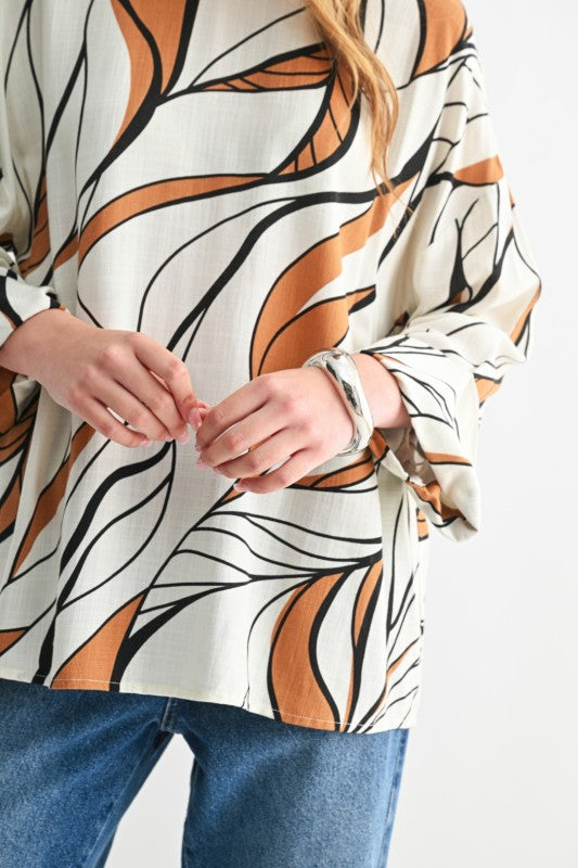 Amber Swirl Blouse