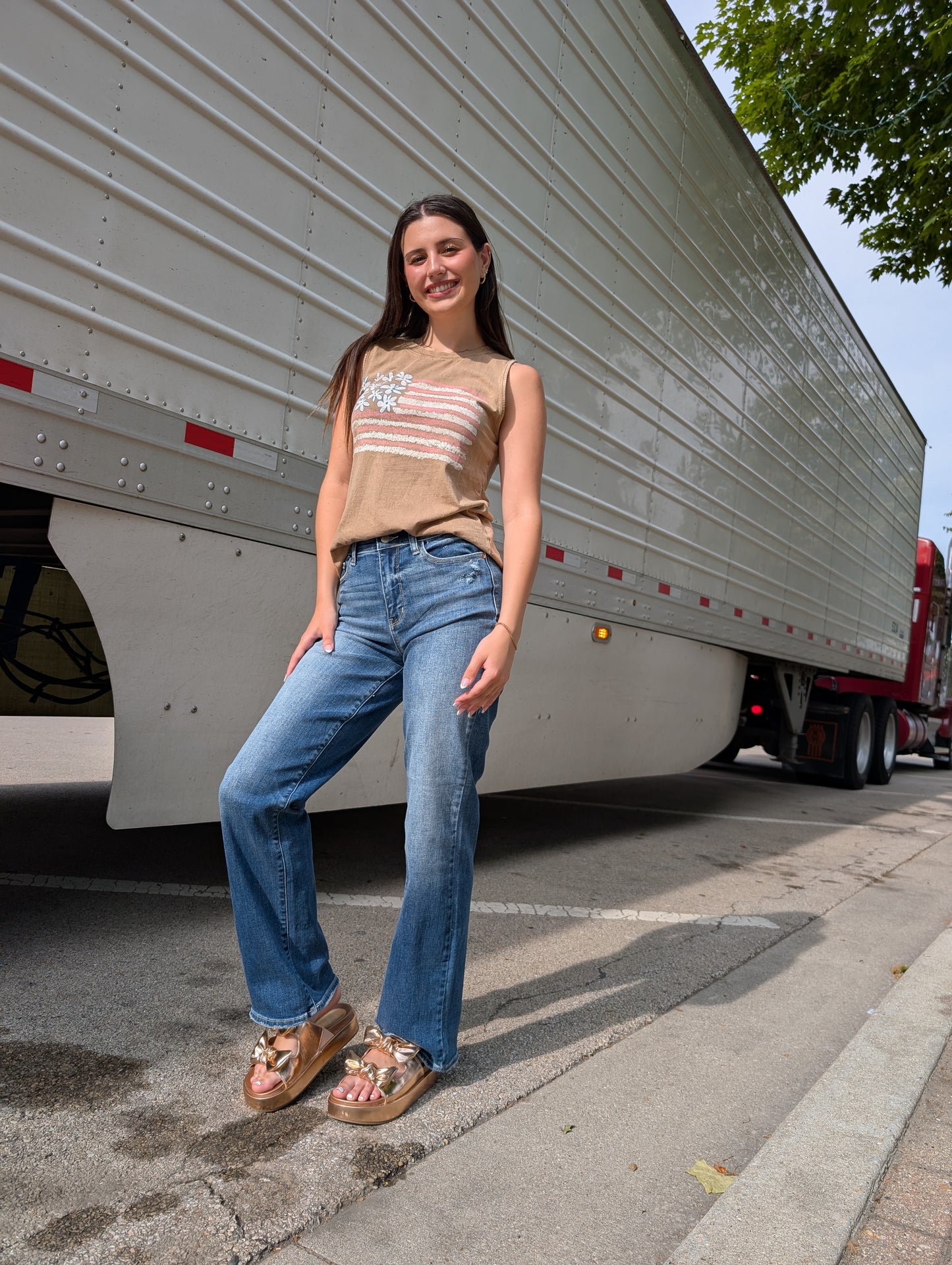 Judy HR 90s Straight Leg denim