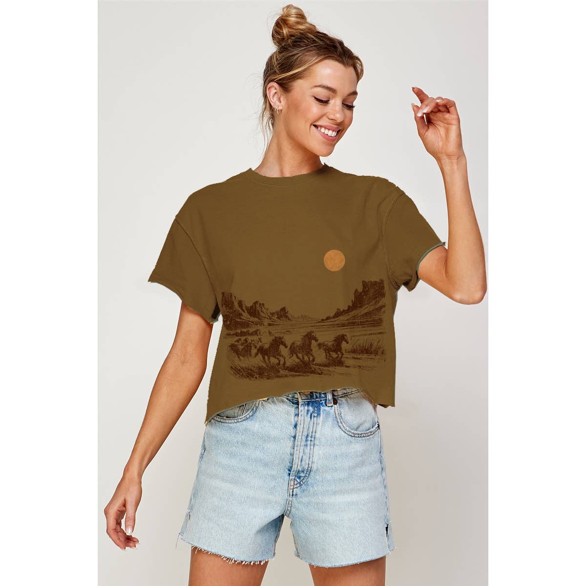WILD HORSES DESERT TEE