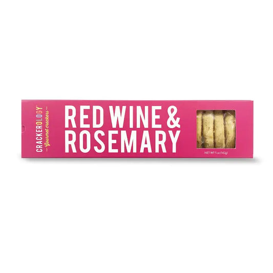 Basil & Rosemary Crackers for White or Red Wine