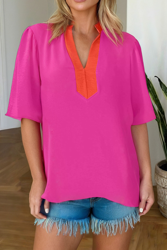 Vivid Colorblock Top