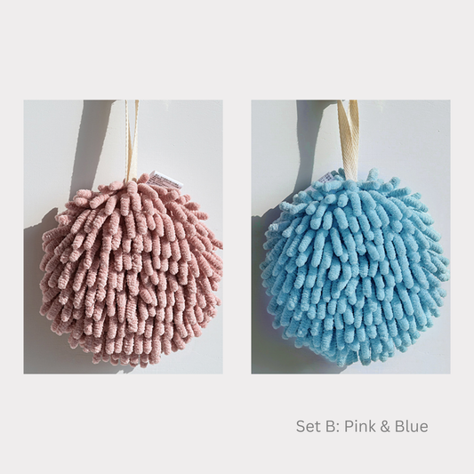 Chenille Hanging Hand Towels