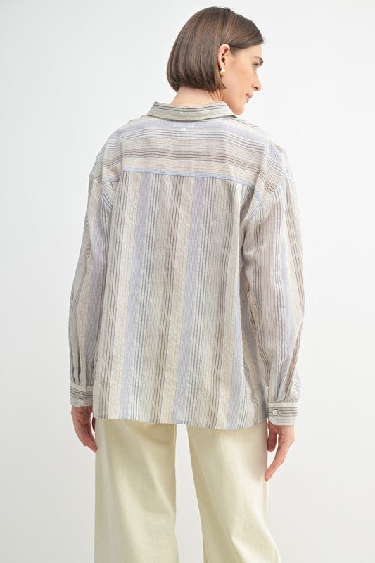 Billie Button Front Blouse