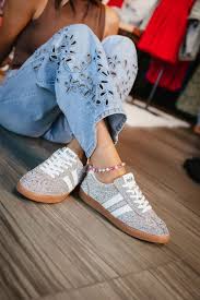 Heads Up Rhinestone Sneaker
