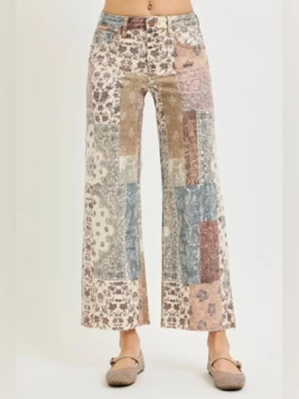 Paisley Patchwork HR Crop