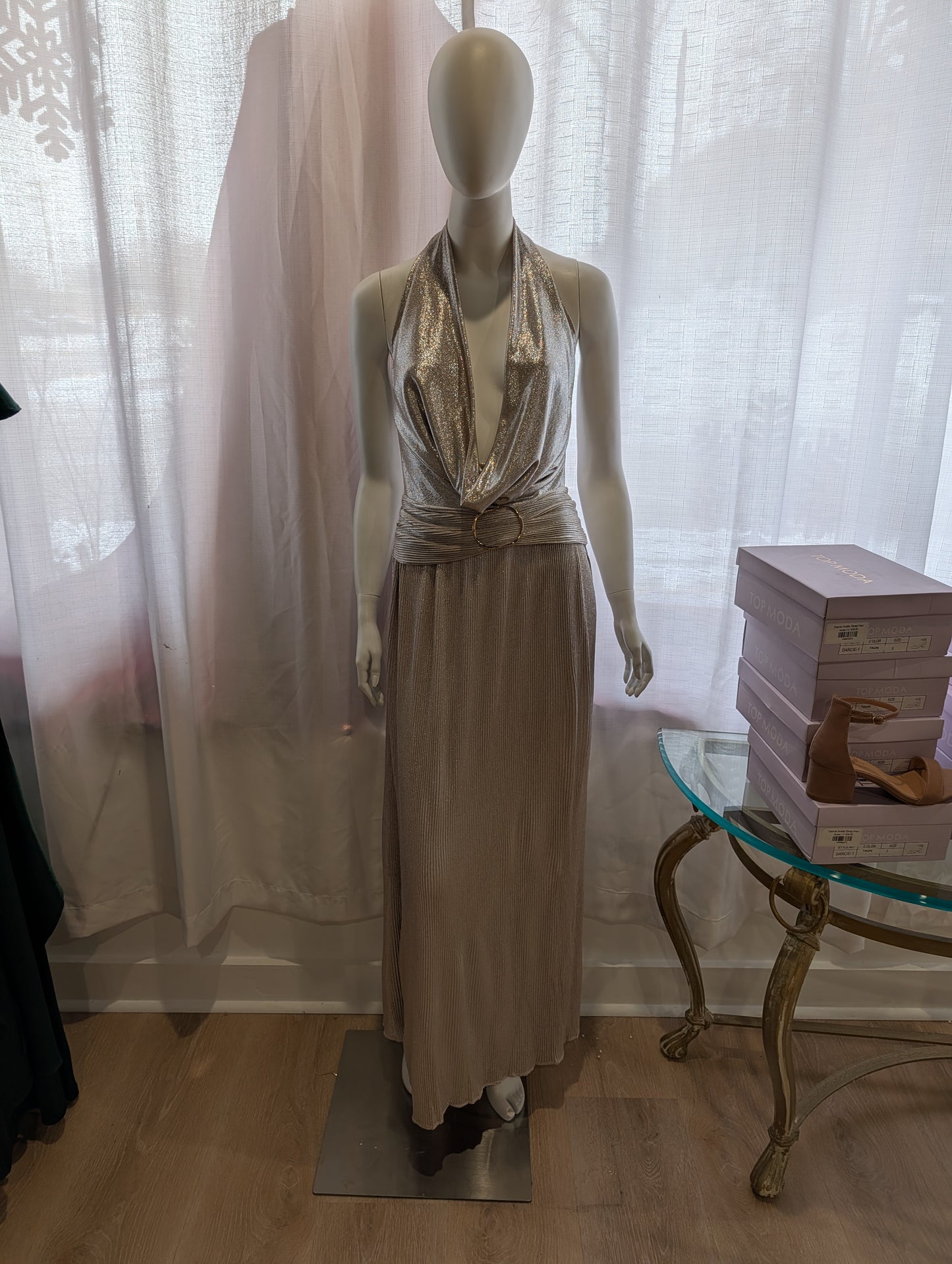 Gilded Embrace Dress