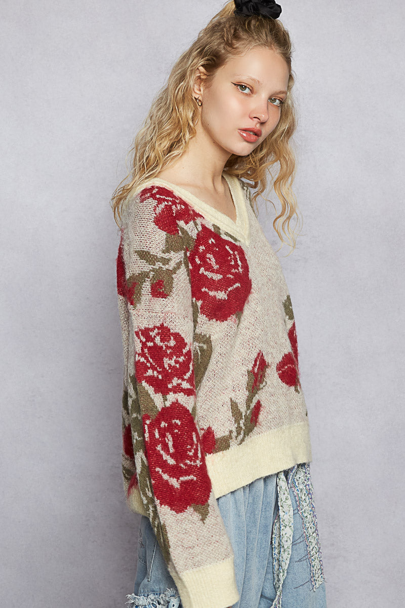 Enchanted Rose Sweater
