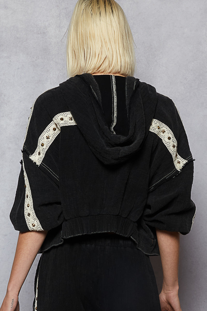 Steel & Lace Hoodie