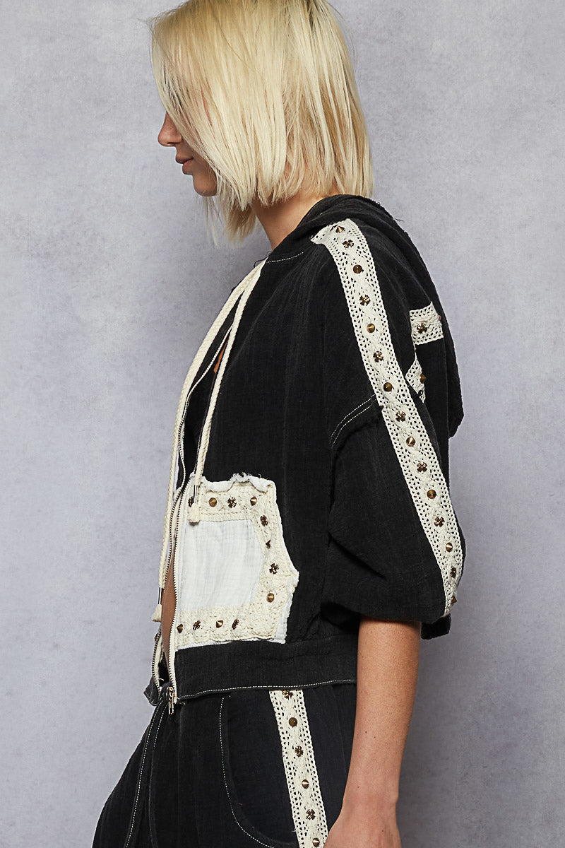 Steel & Lace Hoodie