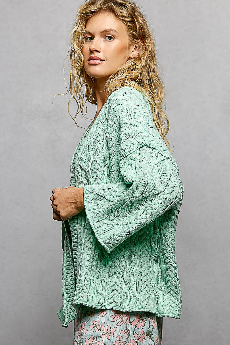 Essential Cable Cardigan