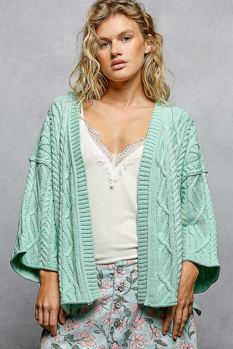 Essential Cable Cardigan