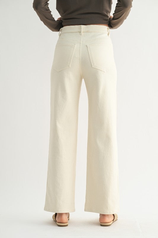 Collins Ivory Wide Leg