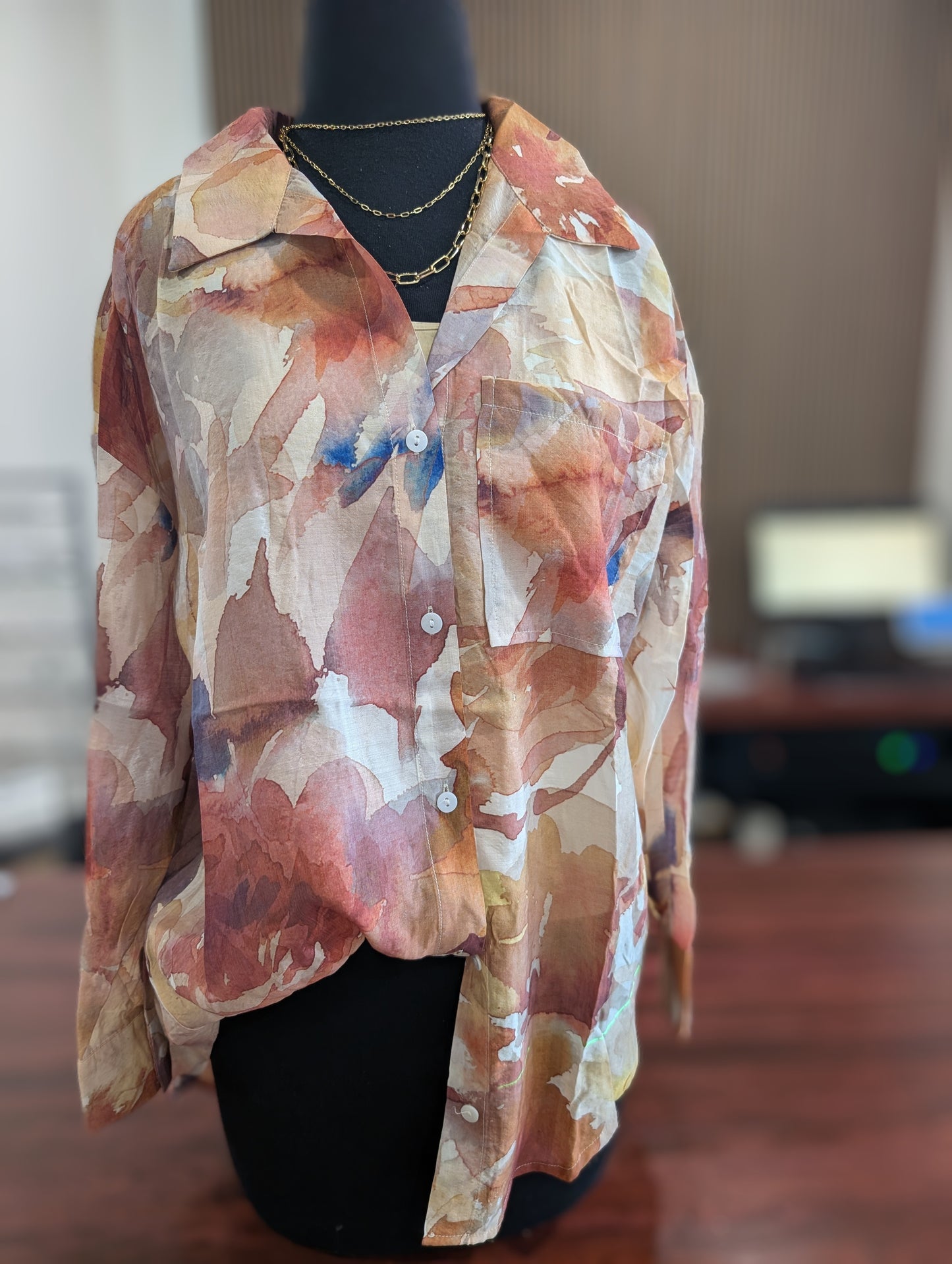Autumn Wash Blouse
