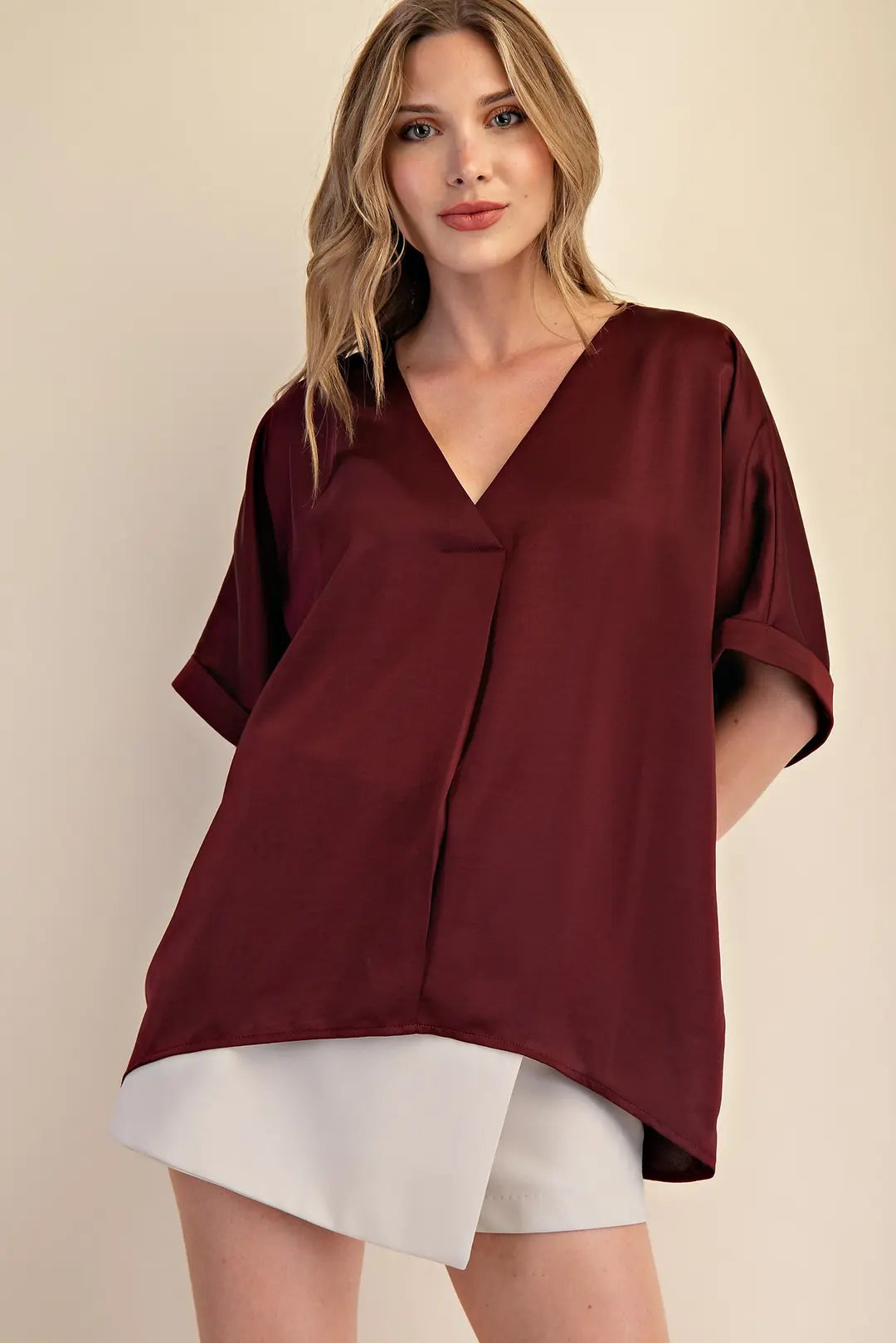 Garnet Sheen Blouse