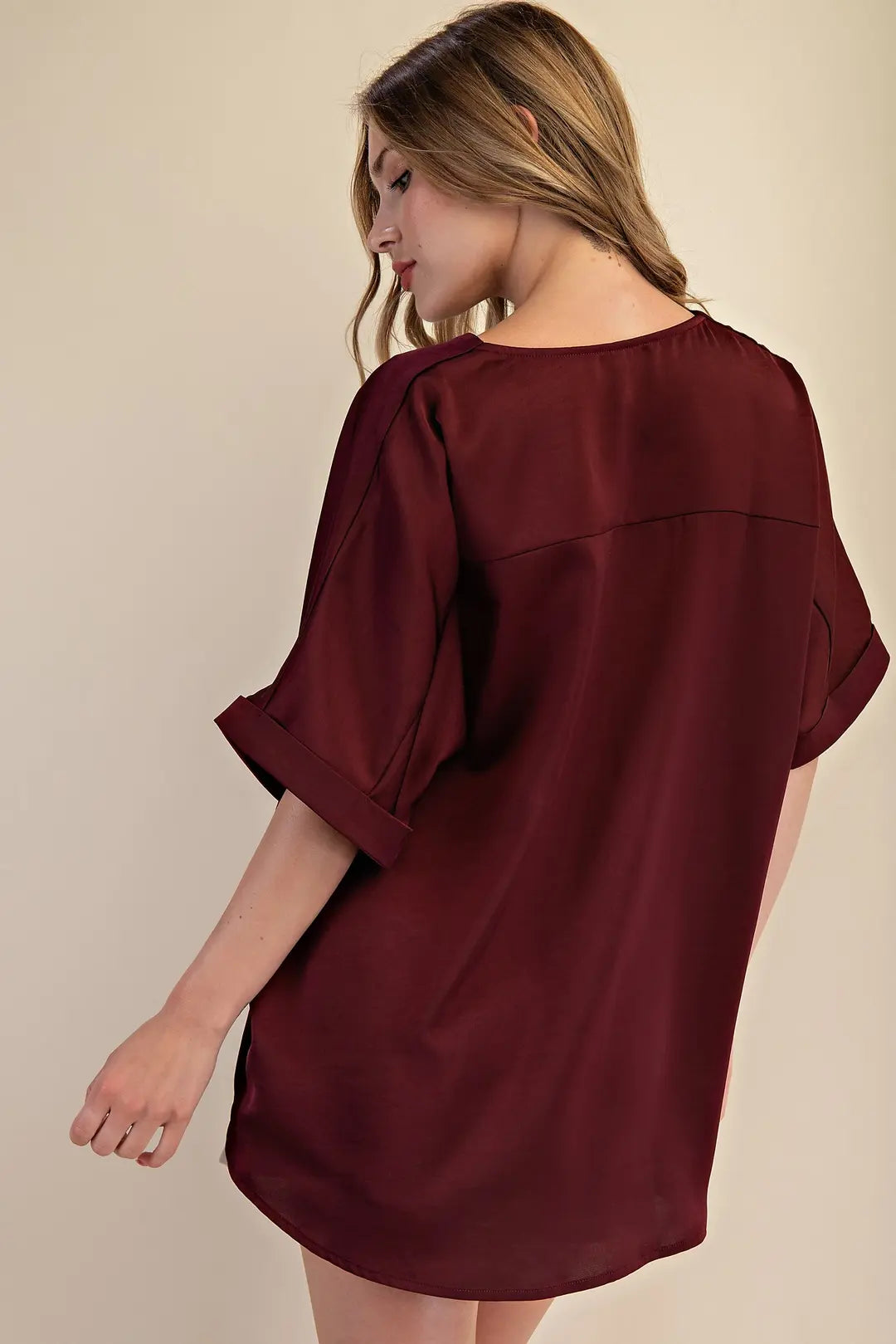 Garnet Sheen Blouse