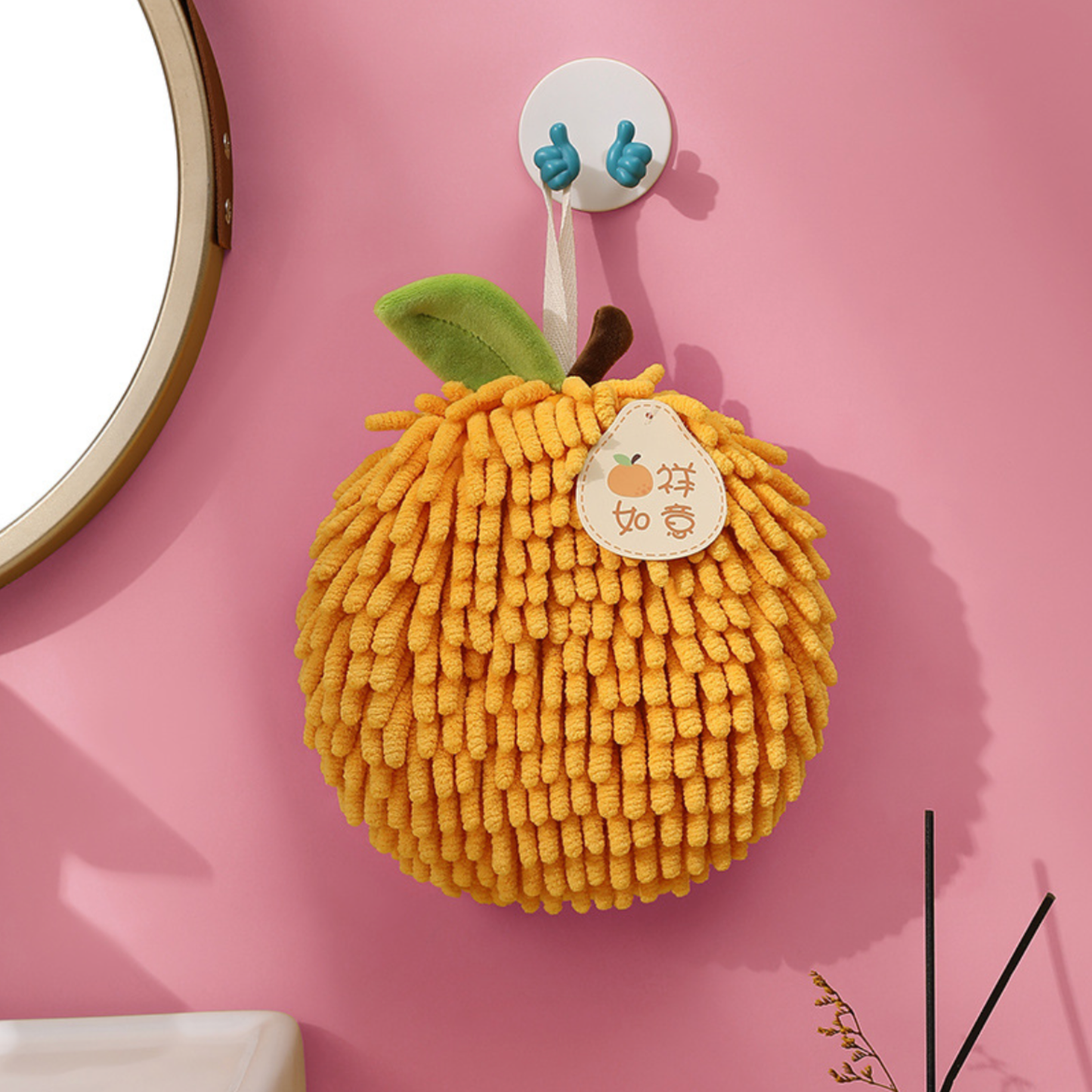 Chenille Hanging Hand Towels