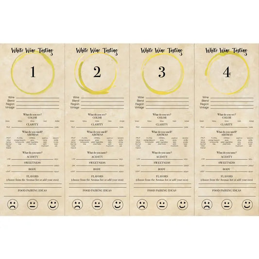 Wine Tasting Placemats