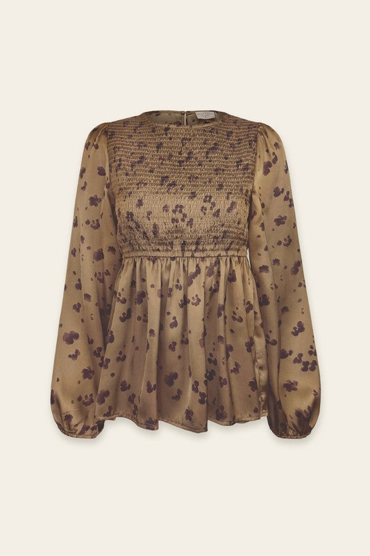 Sunbaked Smocked Top