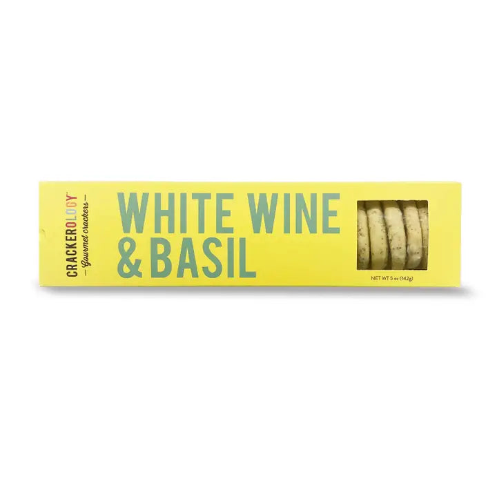 Basil & Rosemary Crackers for White or Red Wine